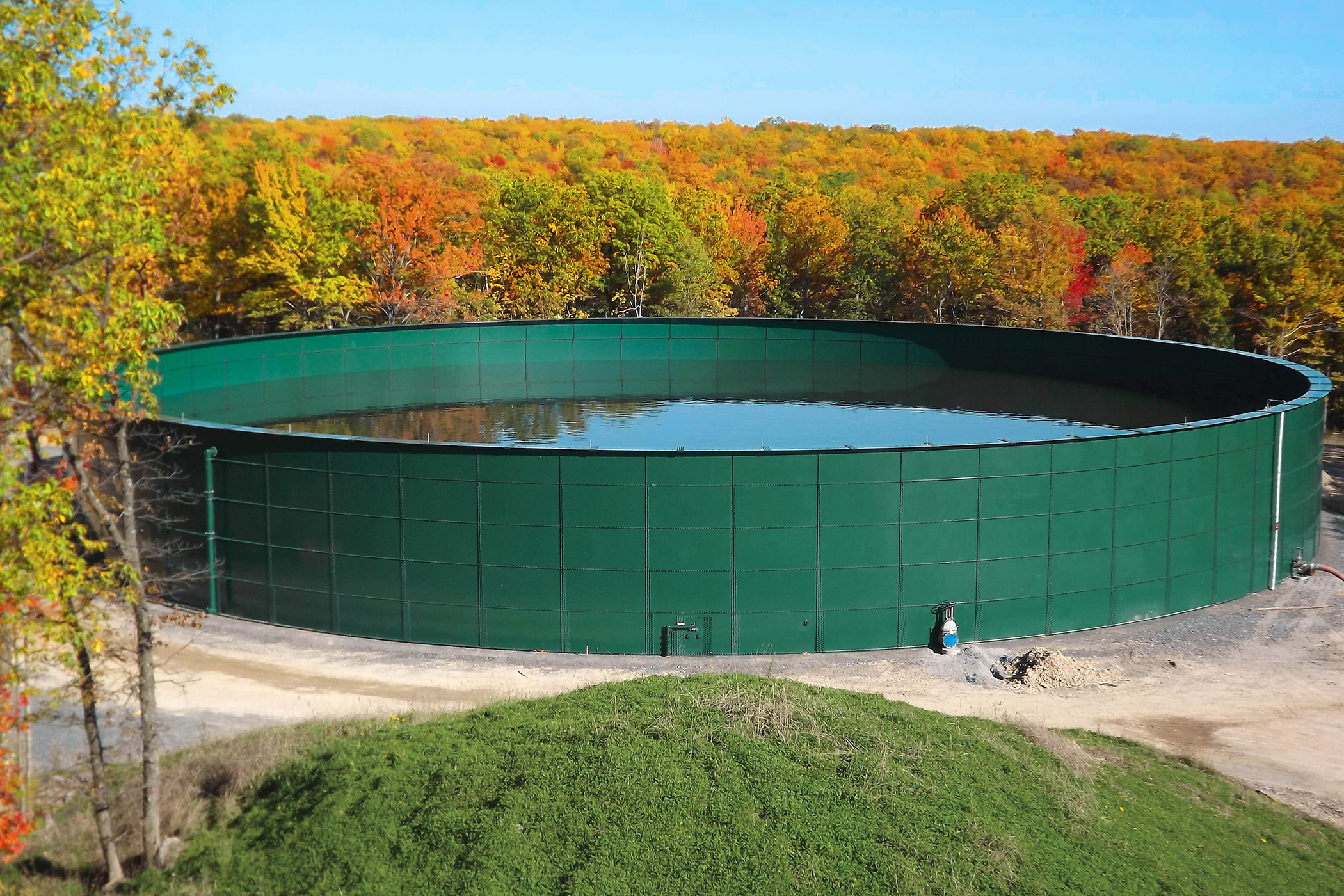 RTP process water storage